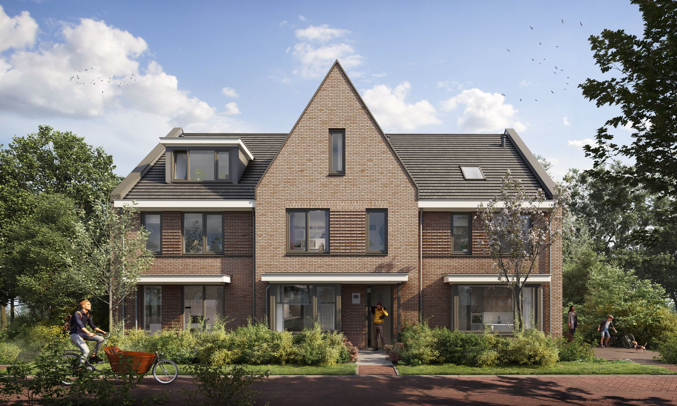 Bosrand type C drie onder een kap bnr 18 (Bouwnr. 18)