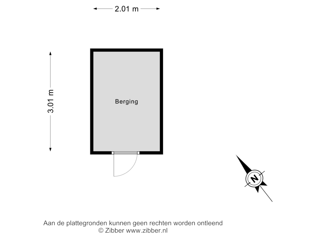 Bekijk plattegrond van Berging van Zambiapark 19