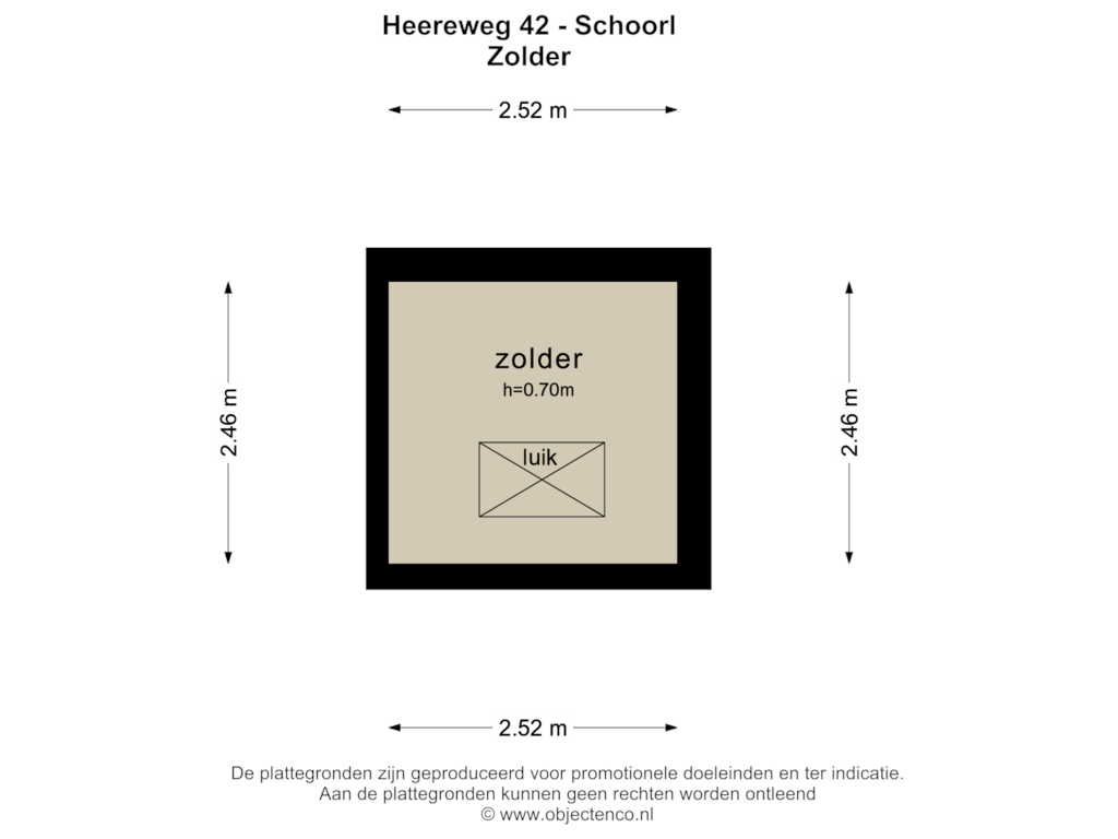 View floorplan of ZOLDER of Heereweg 42