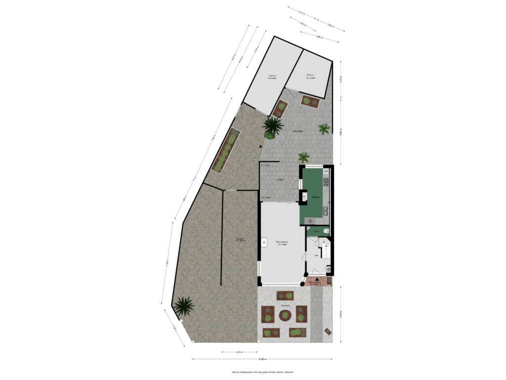 View floorplan of Situatie of Prins Bernhardstraat 28