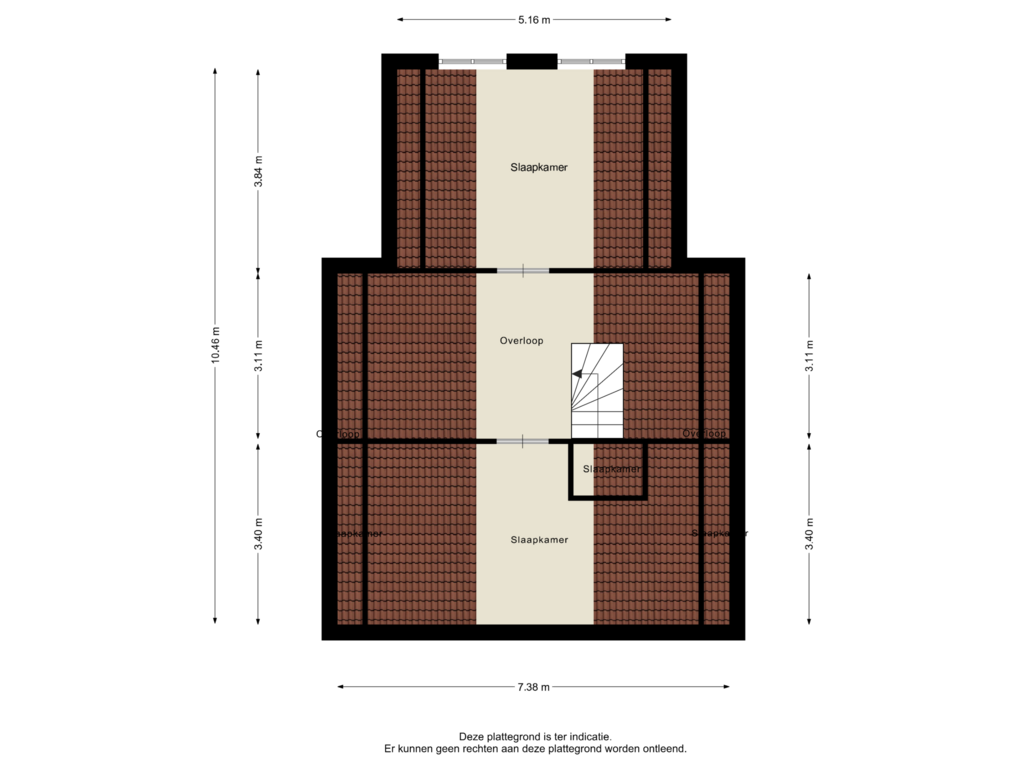 View floorplan of Eerste verdieping of Gagelmaat 4-144