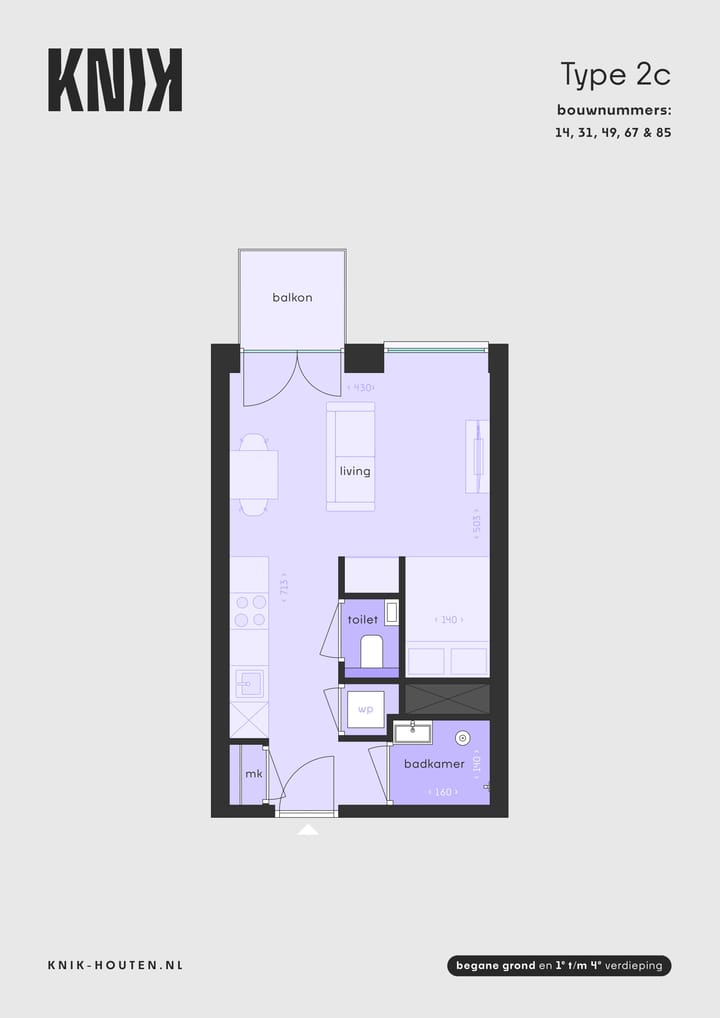 Photo 2 of Studio (Bouwnr. 67)