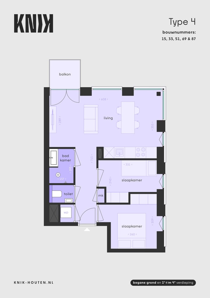 Foto 2 van Appartement (Bouwnr. 69)