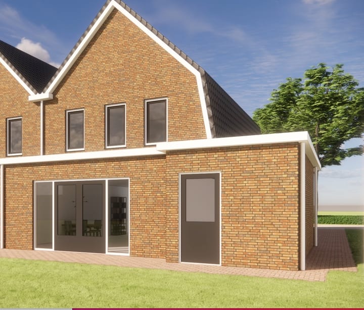 Foto 2 van 2-onder-1 kap (Bouwnr. 1)