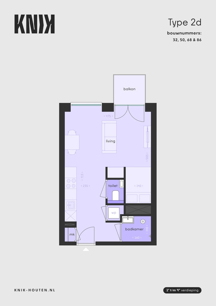 Photo 2 of Studio (Bouwnr. 50)