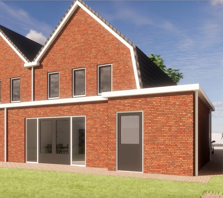 Foto 2 van 2-onder-1 kap (Bouwnr. 5)