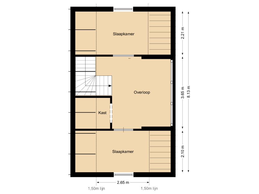 Bekijk plattegrond van Etage van Rodedorp 29