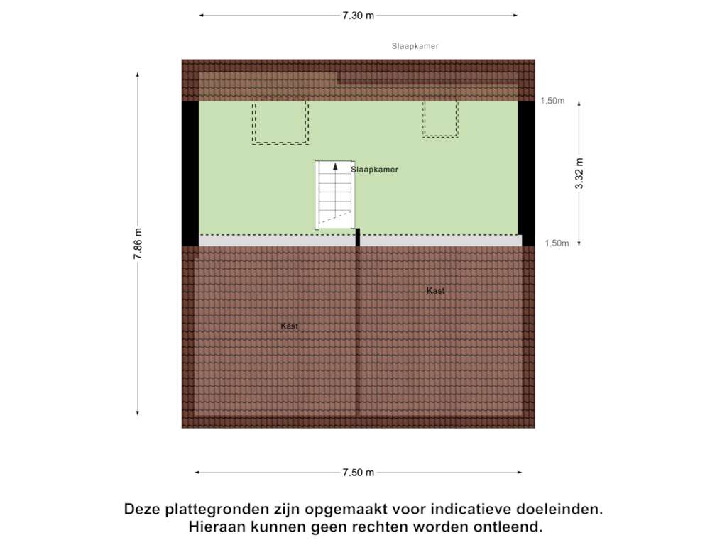 Bekijk plattegrond van Eerste Verdieping van Kometenstraat 12