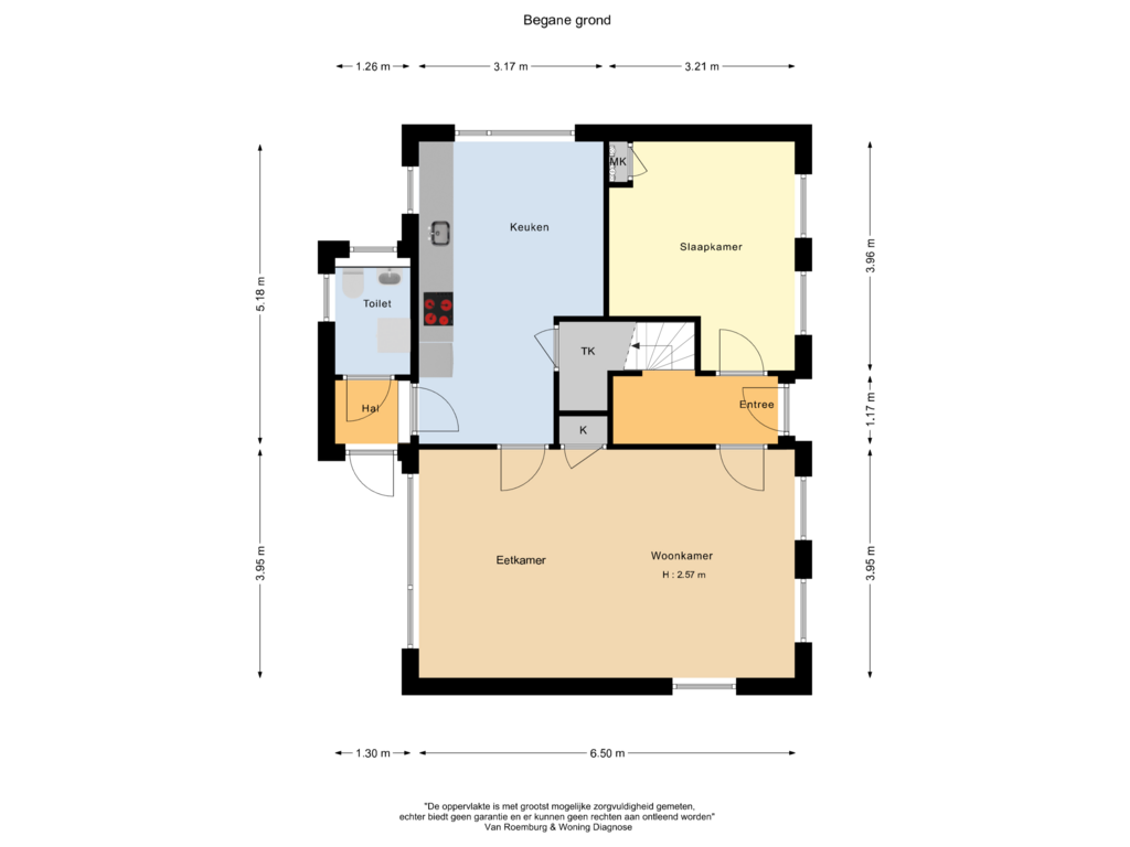 Bekijk plattegrond van Begane grond van Zuideinde 336