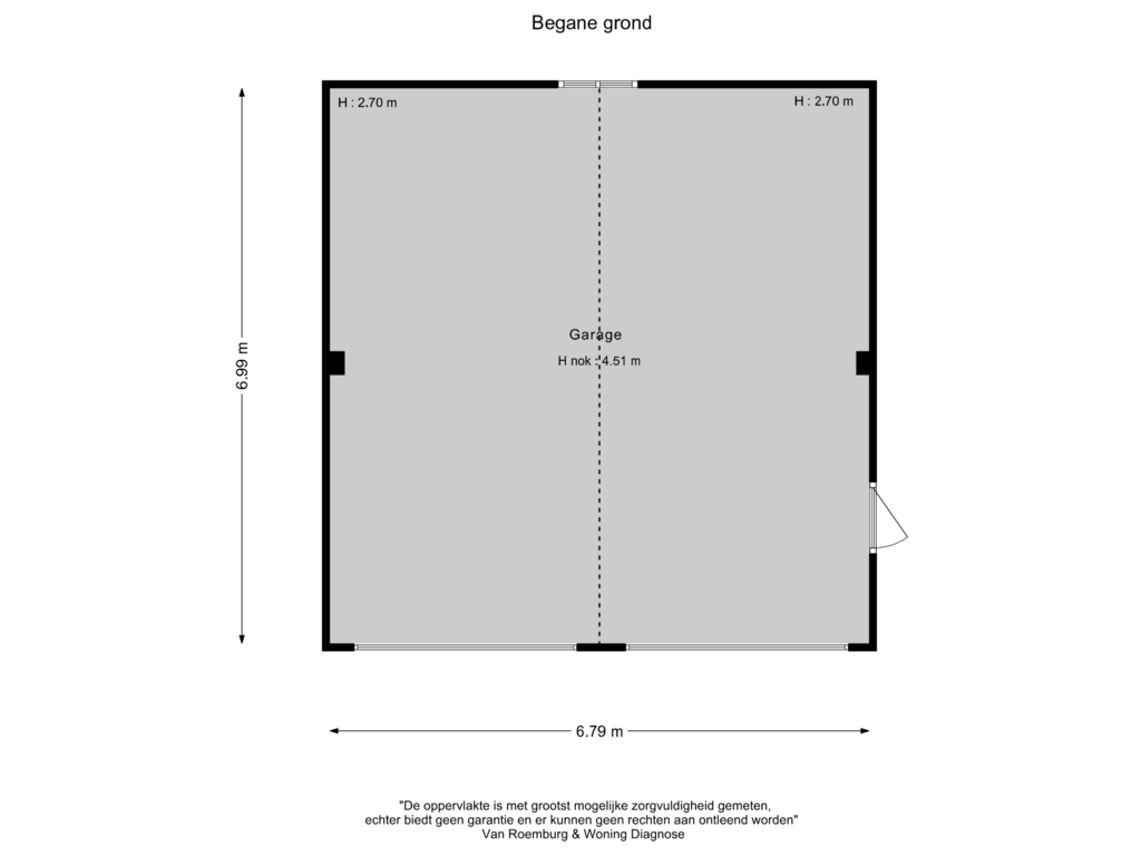 Bekijk plattegrond van Garage van Zuideinde 336