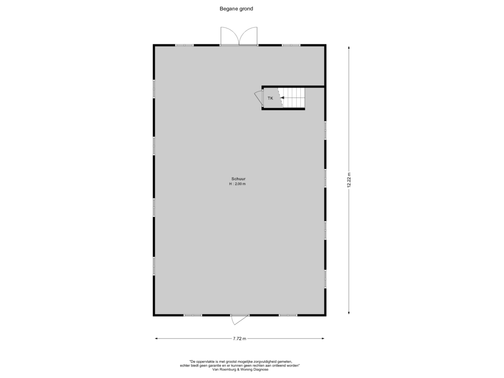 Bekijk plattegrond van Schuur van Zuideinde 336