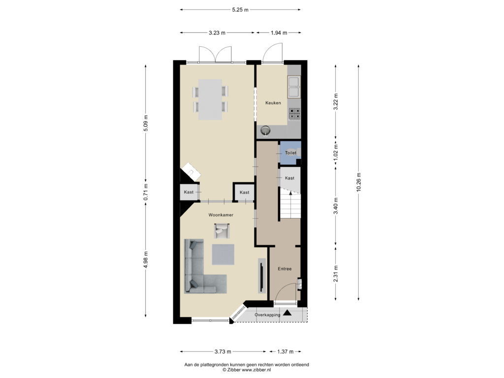 Bekijk plattegrond van Begane Grond van Lodewijk Napoleonplein 15