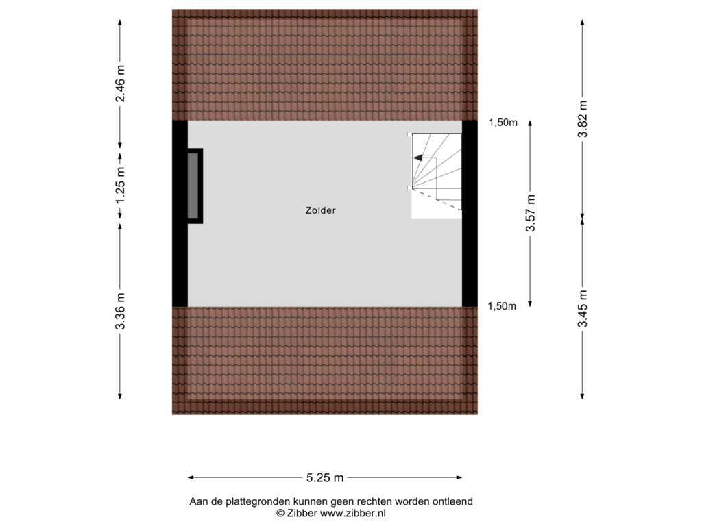 Bekijk plattegrond van Zolder van Lodewijk Napoleonplein 15