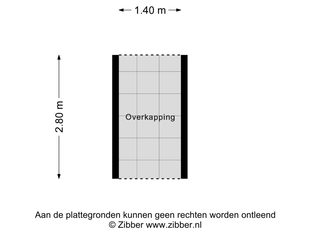 Bekijk plattegrond van Overkapping van Lodewijk Napoleonplein 15