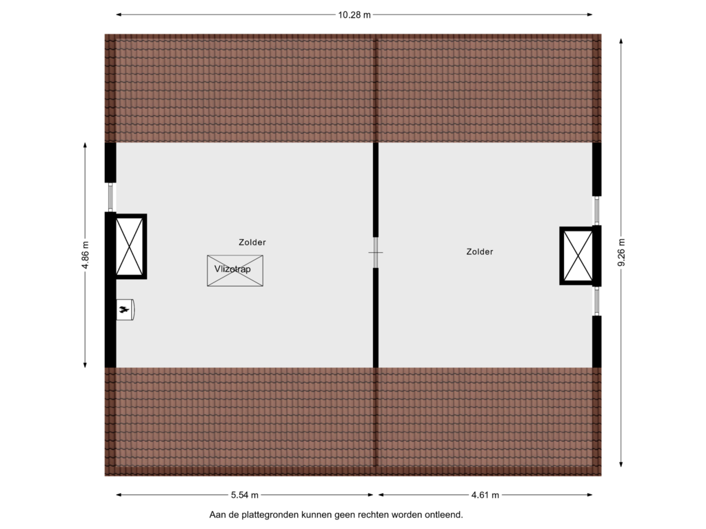 Bekijk plattegrond van 2e Verdieping van Hemdijk 93