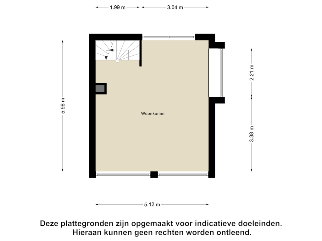 Bekijk plattegrond van Eerste Verdieping van Digna Johannaweg 117