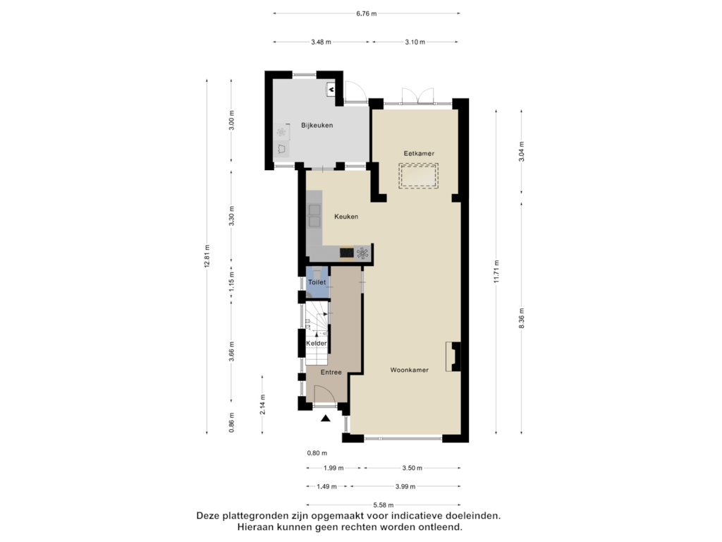 Bekijk plattegrond van Begane Grond van Concordiastraat 14