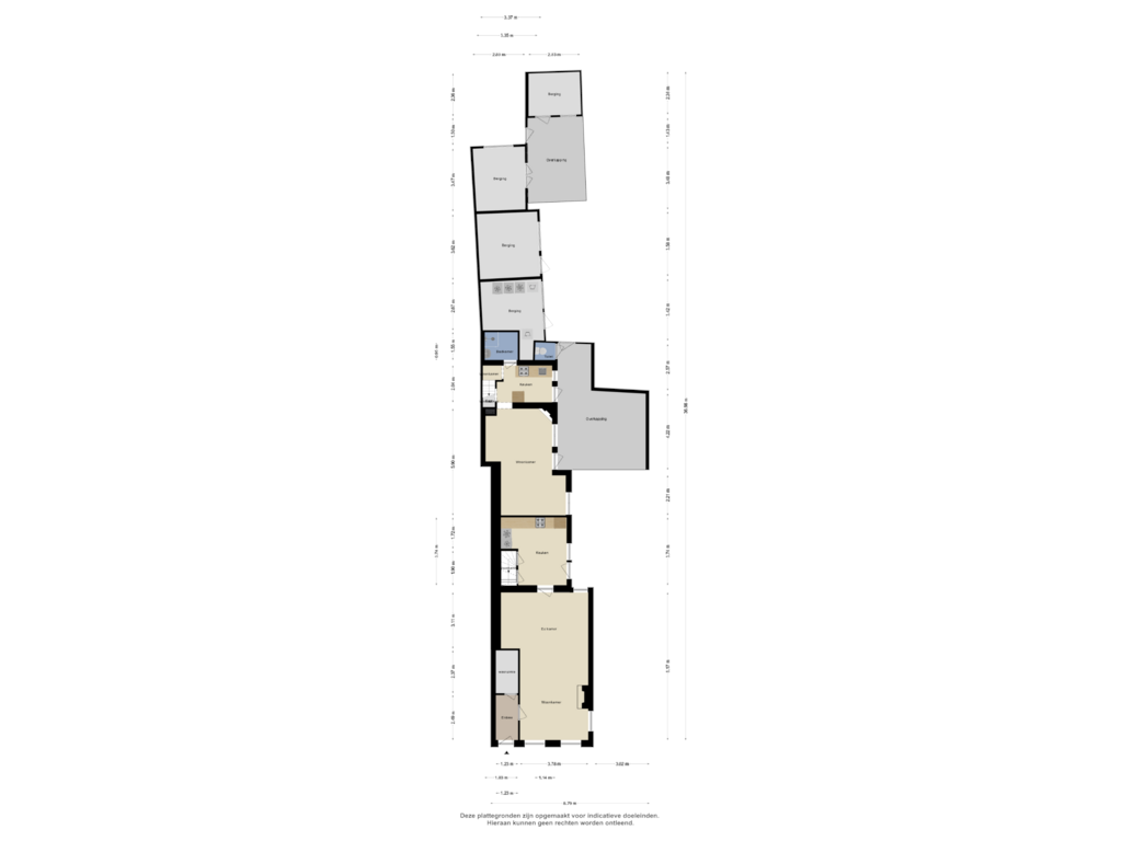 Bekijk plattegrond van Begane Grond van Ambyerstraat Noord 145