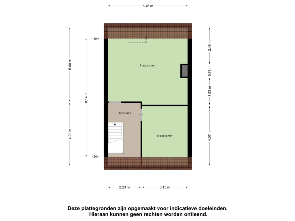 View floorplan of Tweede Verdieping of Turfschipkade 16