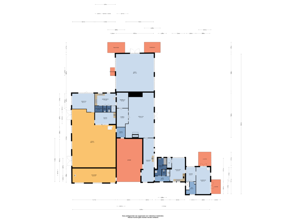 View floorplan of Begane grond of Oosterseveldweg 4