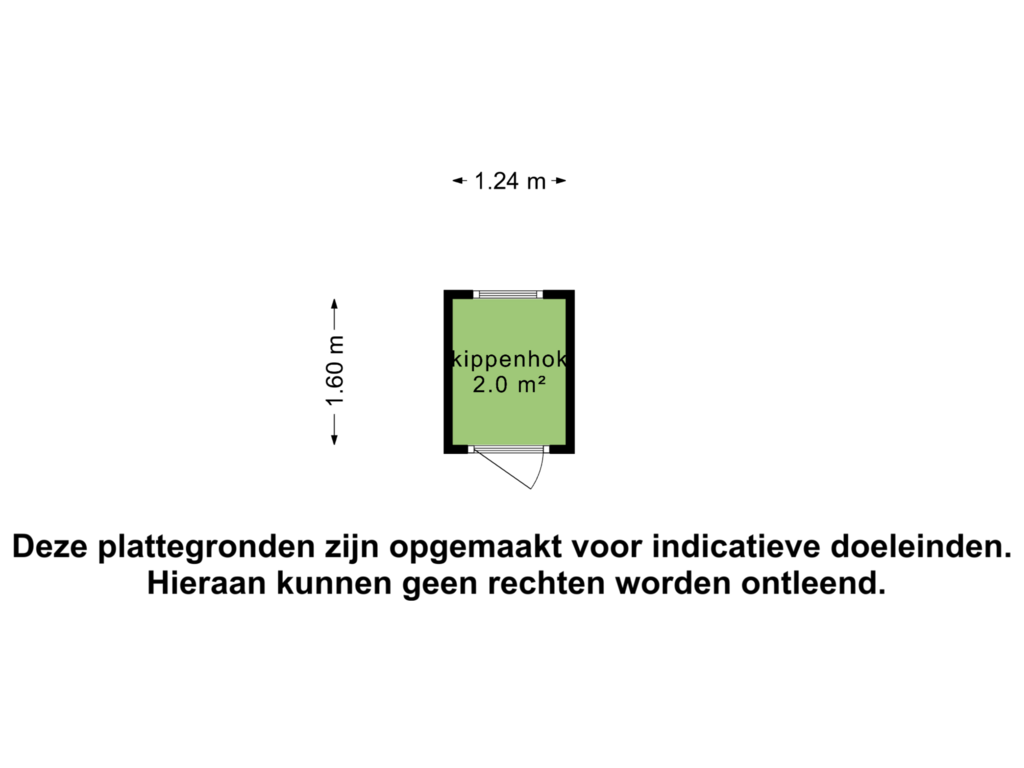 View floorplan of Berging of Oosterseveldweg 4