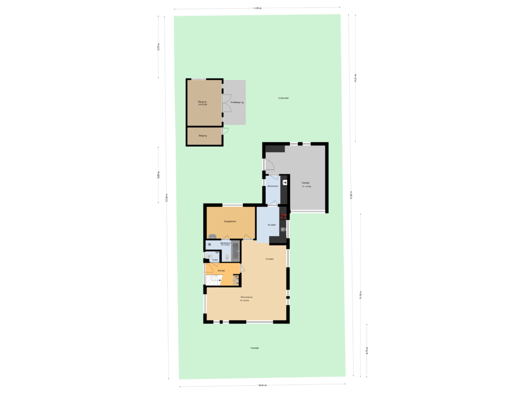 Bekijk plattegrond van Situatie van Sjonnema 3