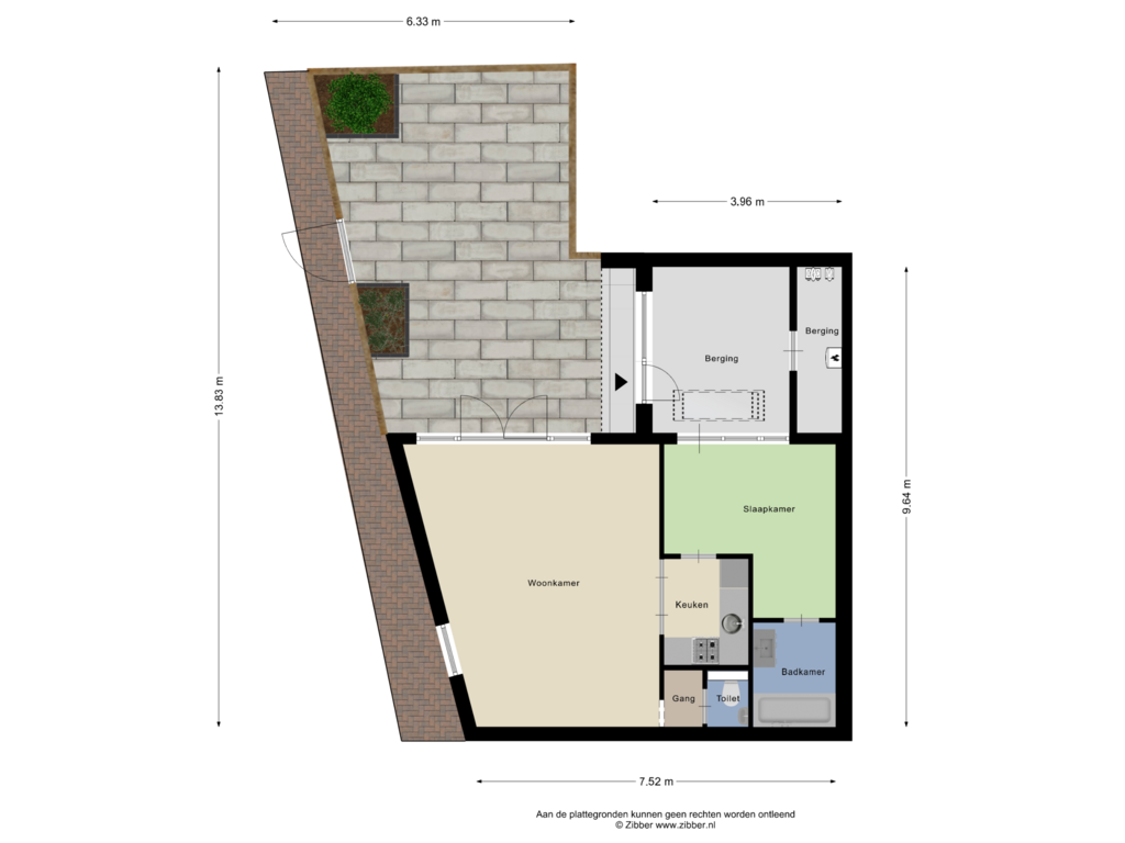 Bekijk plattegrond van Begane Grond_Tuin van Houtstraat 96-A