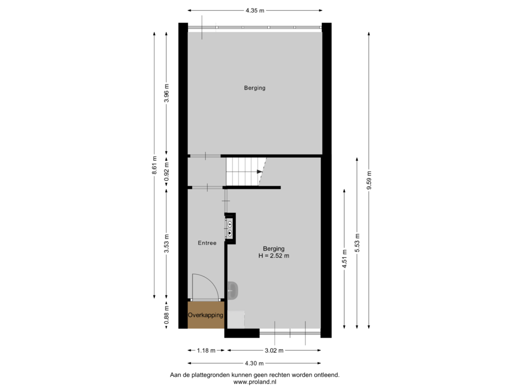 Bekijk plattegrond van Begane Grond van Tubbergenbrink 25