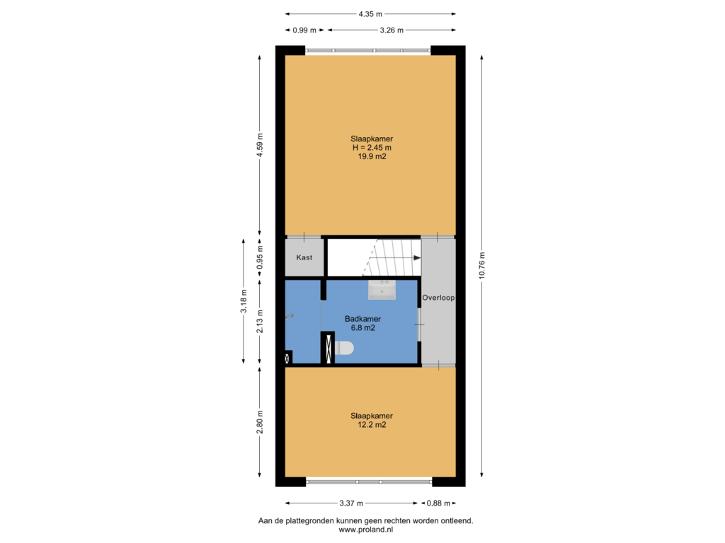 Bekijk plattegrond van 2e Verdieping van Tubbergenbrink 25