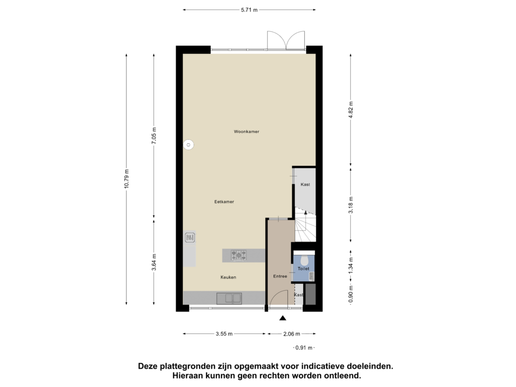 Bekijk plattegrond van Begane Grond van Nicobaren 19