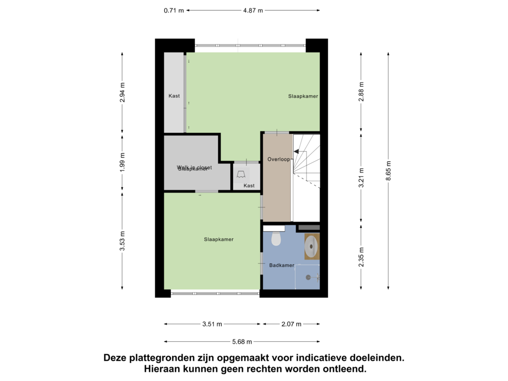 Bekijk plattegrond van Tweede Verdieping van Nicobaren 19