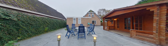 View 360° photo of Achtertuin of Sjonnema 3