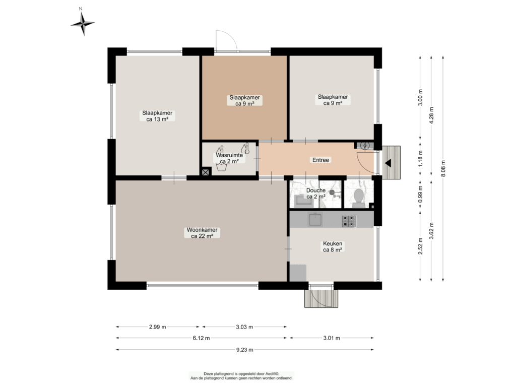 Bekijk plattegrond van Begane grond van Abel Eppensstraat 7