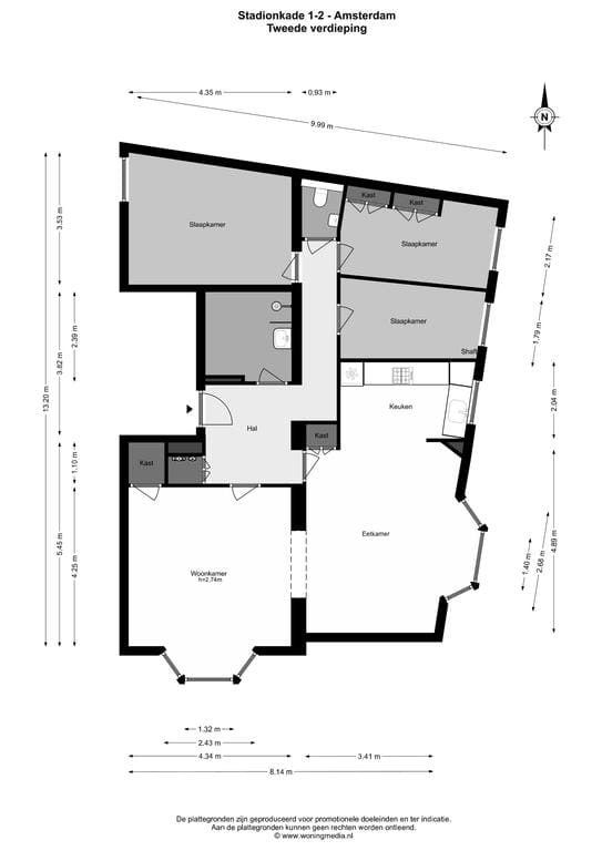 Foto 36 van Stadionkade 1-2