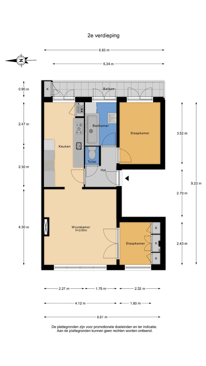 Foto 37 van Achillesstraat 103-2