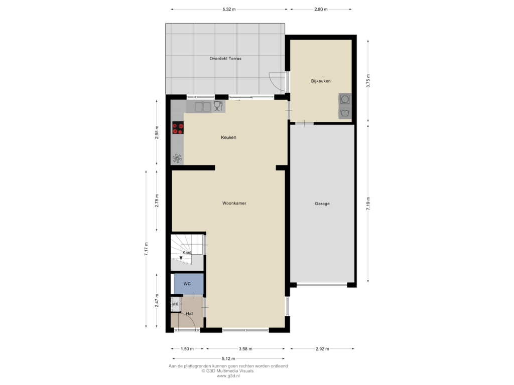 Bekijk plattegrond van Bg van van Hovedreef 11