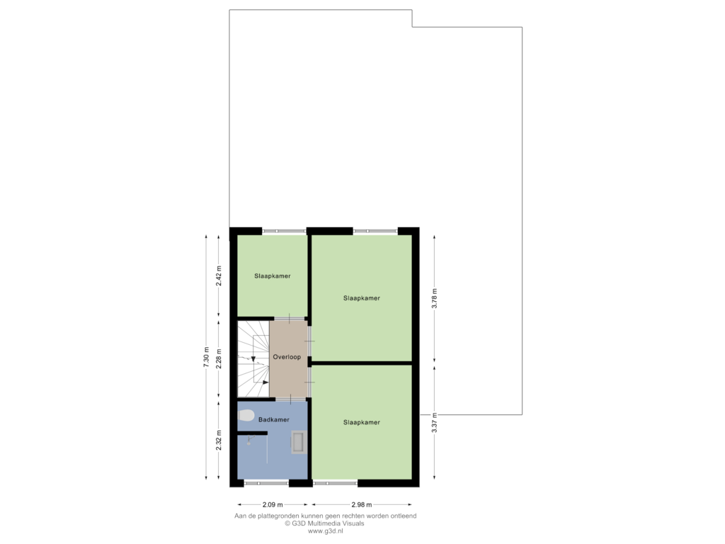 Bekijk plattegrond van 1ste van van Hovedreef 11