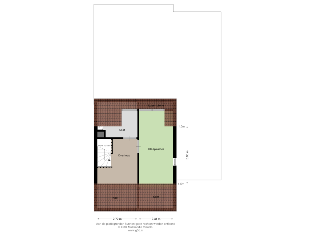 Bekijk plattegrond van 2de van van Hovedreef 11