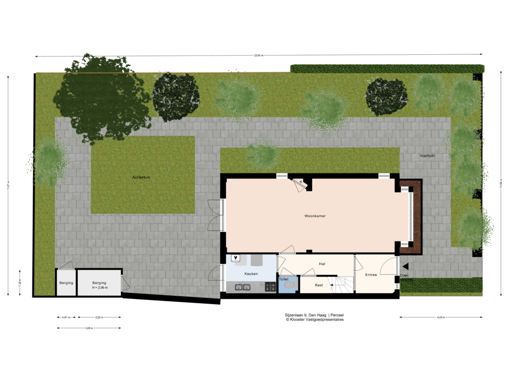 View floorplan of Perceel of Sijzenlaan 9