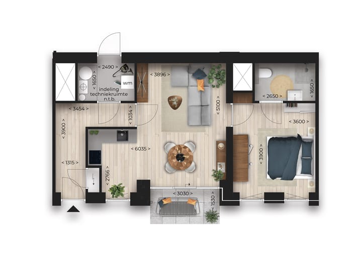 Foto 8 van URBN62 - Studio's (Bouwnr. 2)