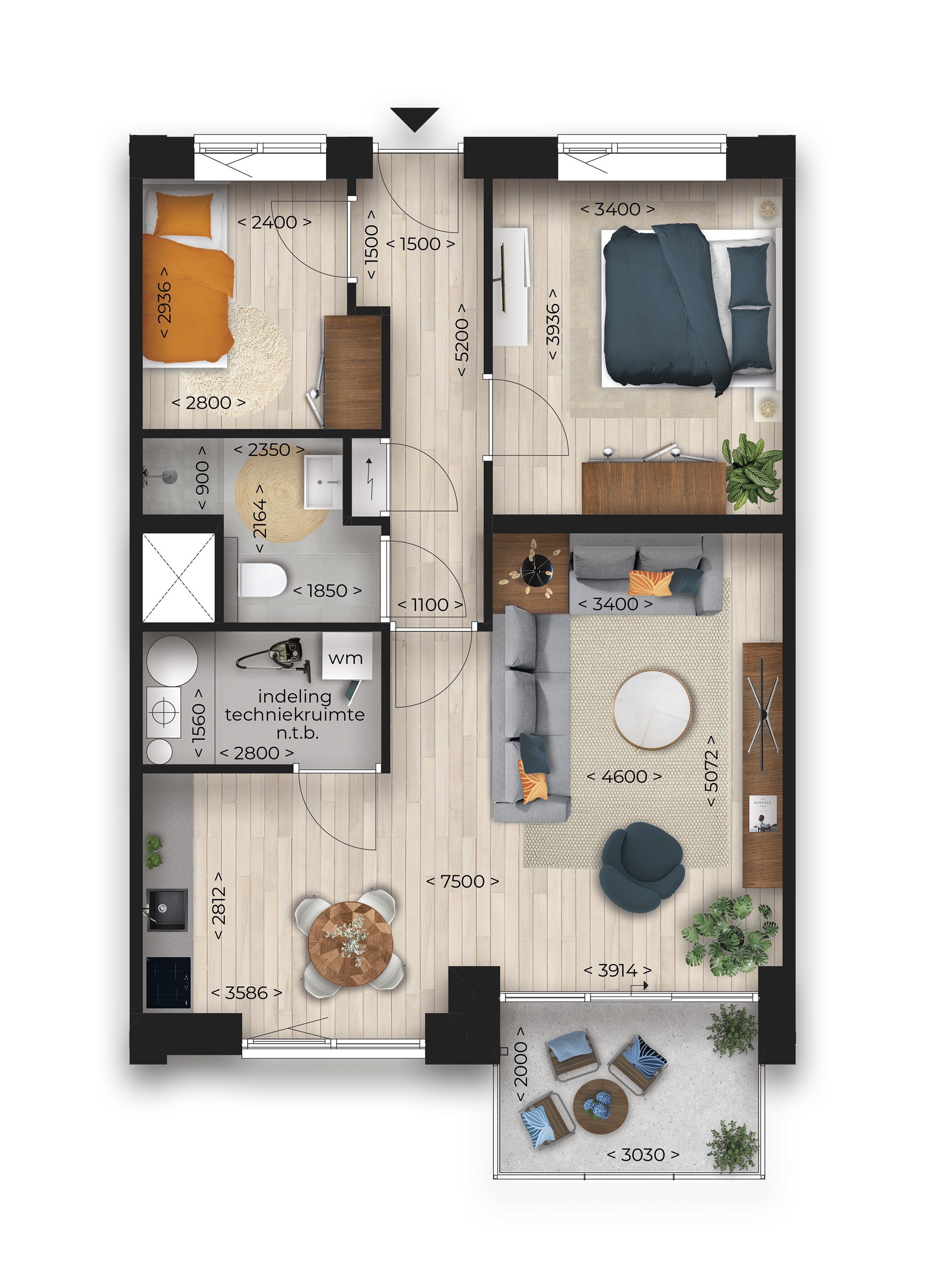 Photo 6 of URBN62 - Appartement Antillenstraat (Bouwnr. 36)