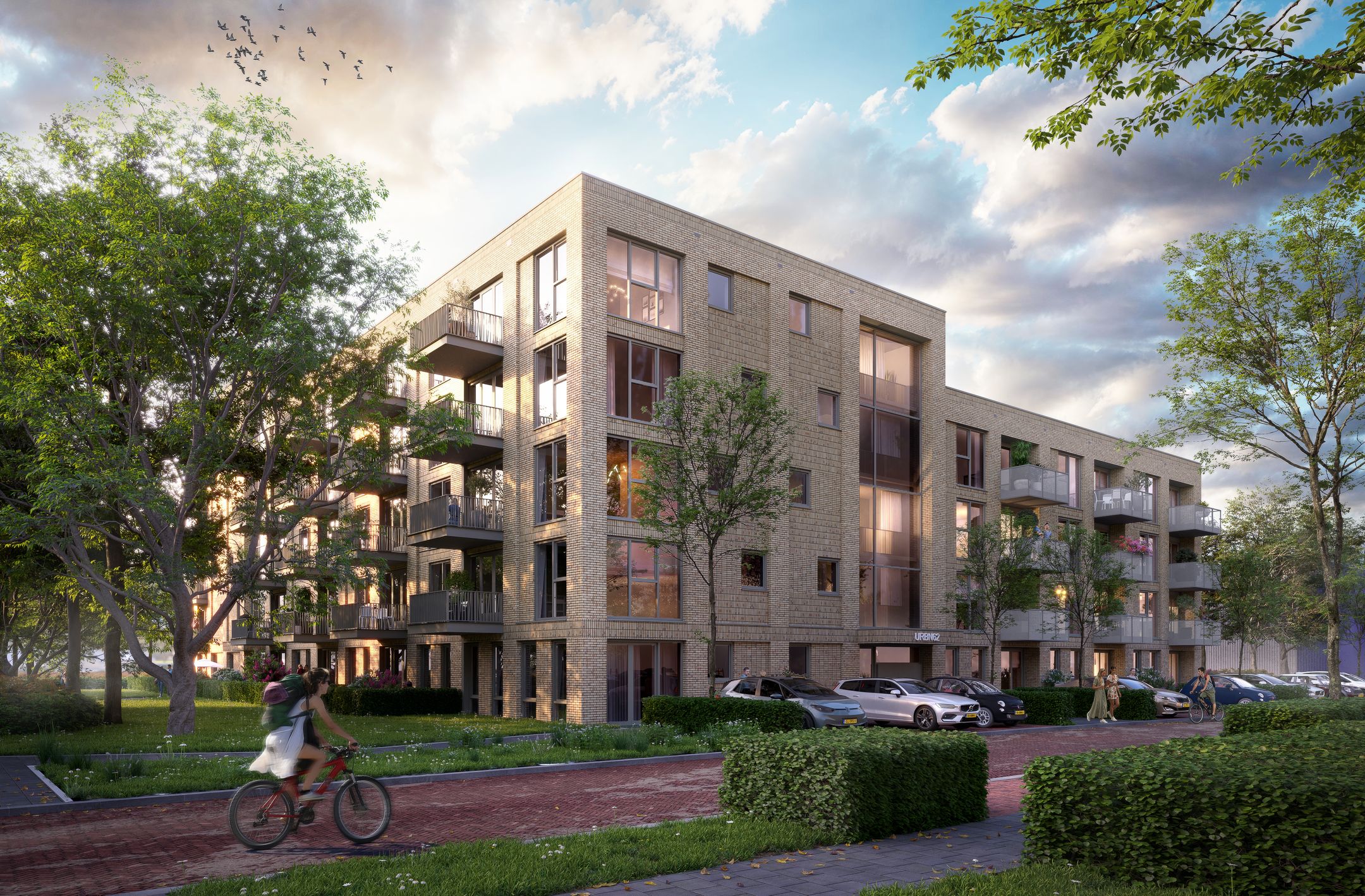 URBN62 - Appartement Ecozone (Bouwnr. 12), Groningen, 9714JT, Groningen, Nederland  