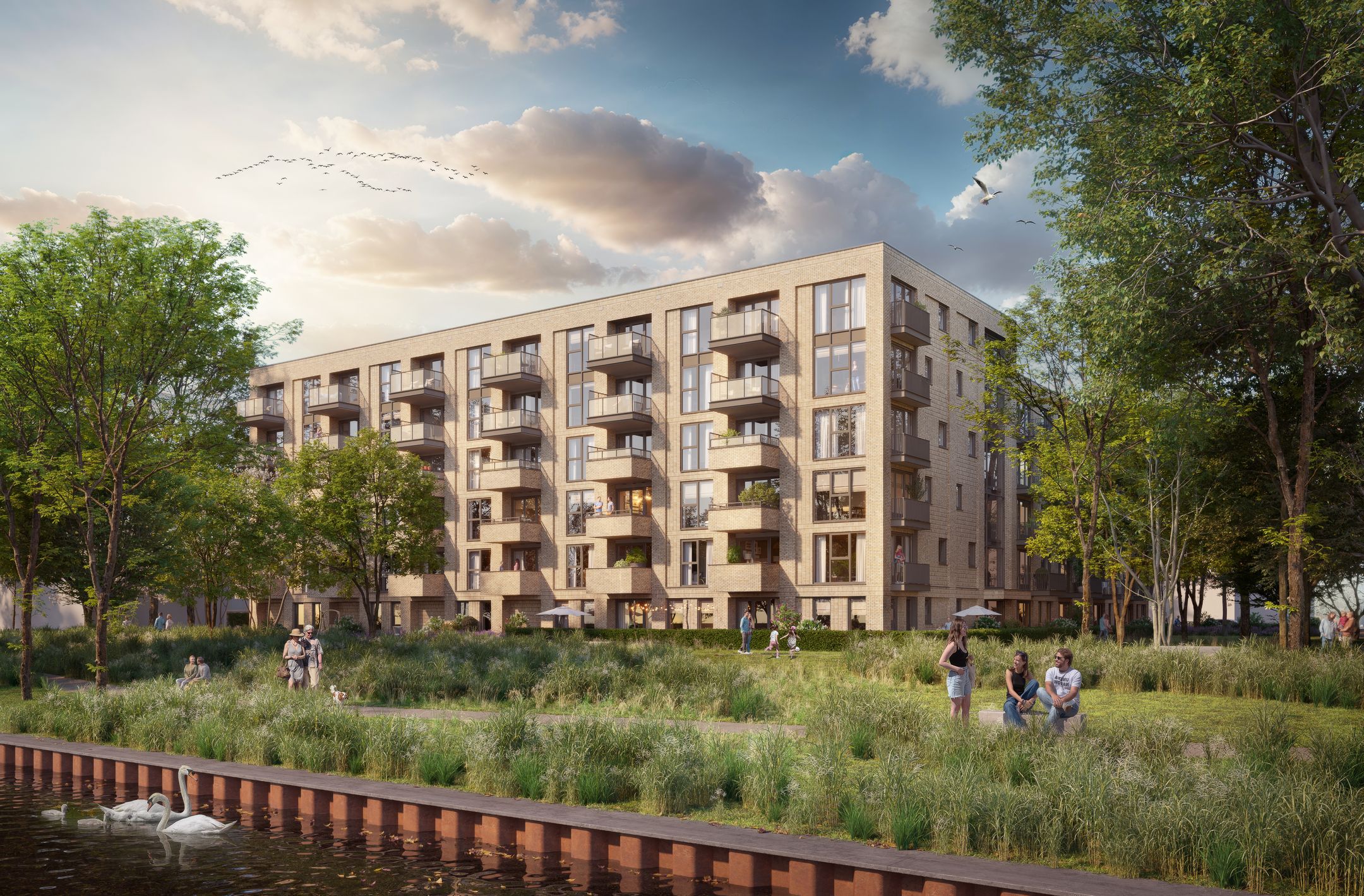 URBN62 - Appartement Oeverzijde (Bouwnr. 31), Groningen, 9714JT, Groningen, Nederland  