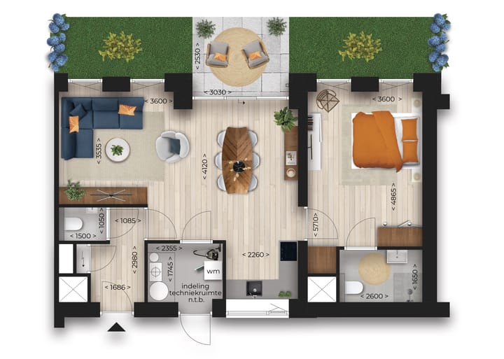 Foto 8 van URBN62 - Studio's (Bouwnr. 7)