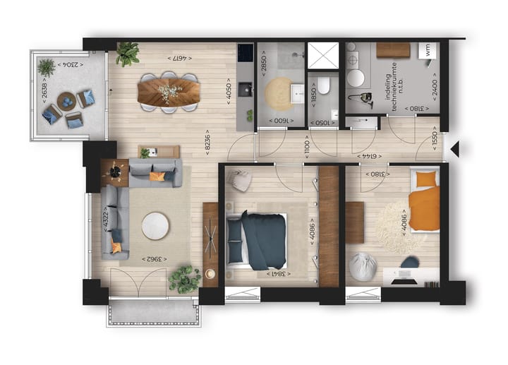 Foto 7 van URBN62 - Hoekapp. Oeverzijde (Bouwnr. 51)