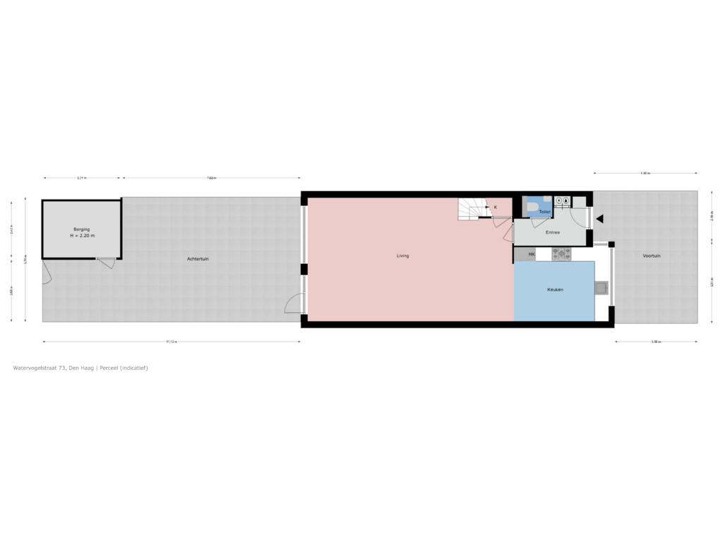 Bekijk plattegrond van Perceel van Watervogelstraat 73