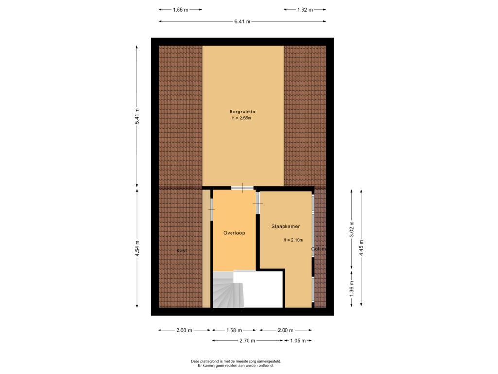 Bekijk plattegrond van Eerste verdieping van Acacialaan 1-B