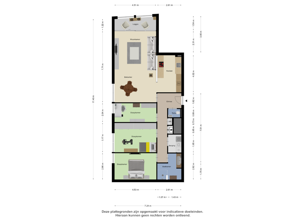 View floorplan of Appartement of Coolhaven 511