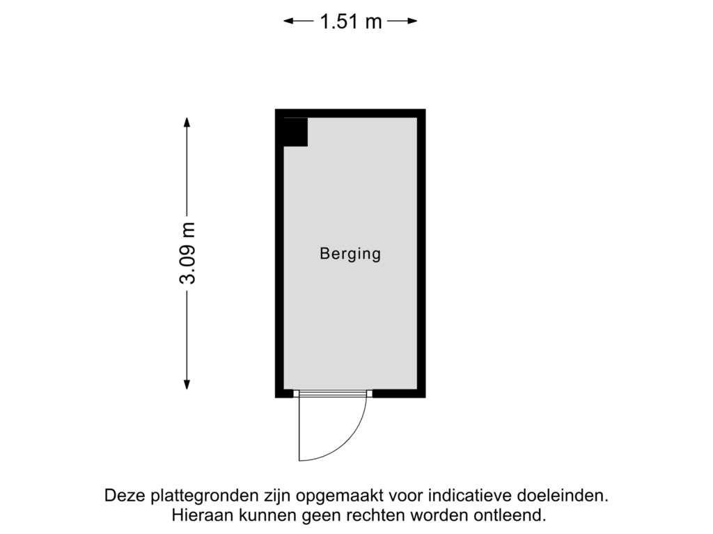 View floorplan of Berging of Coolhaven 511