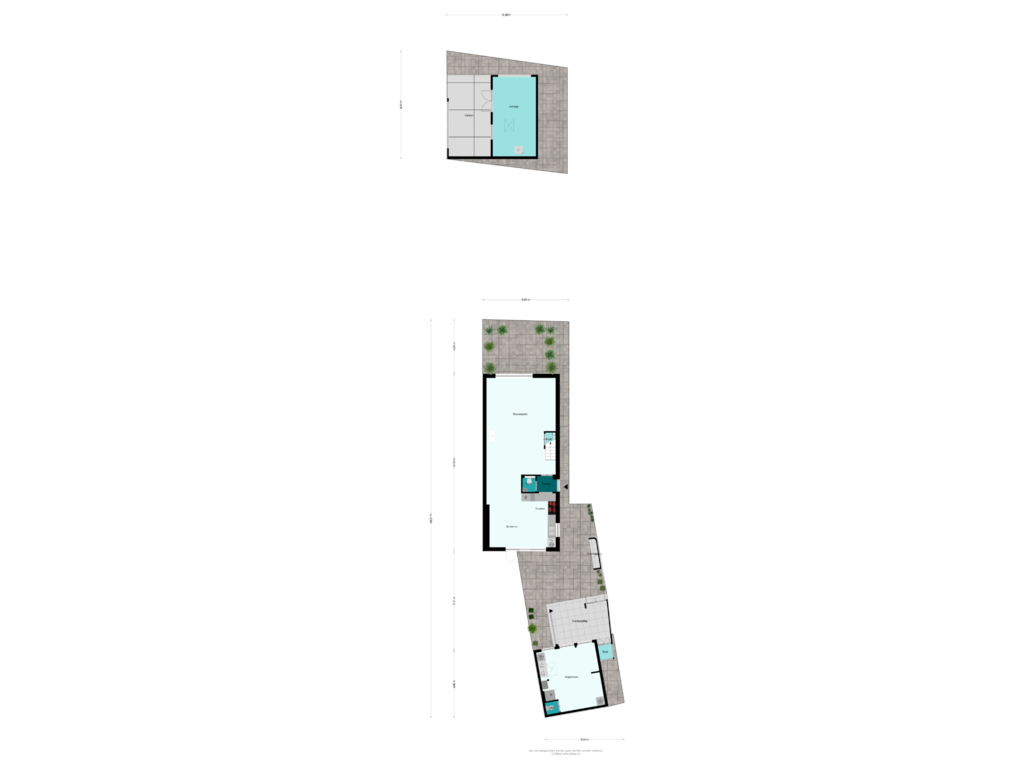 Bekijk plattegrond van Begane grond Tuin van Overtoom 20